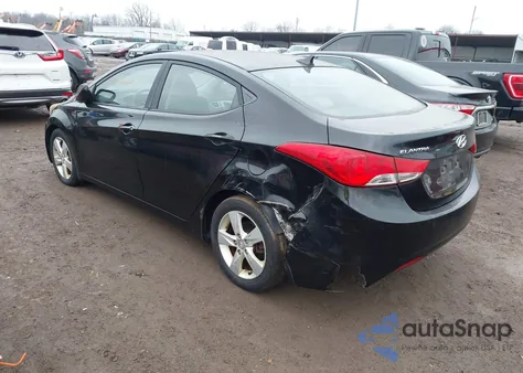 2012 Hyundai Elantra Gls from USA, damaged, VIN 5NPDH4AE3CH125027